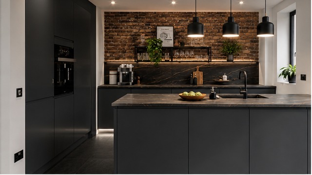 Contemporary handle-free kitchens by Dominus Design, London