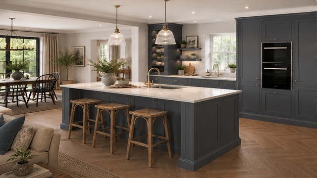 Modern-classic kitchens by Dominus Design, London