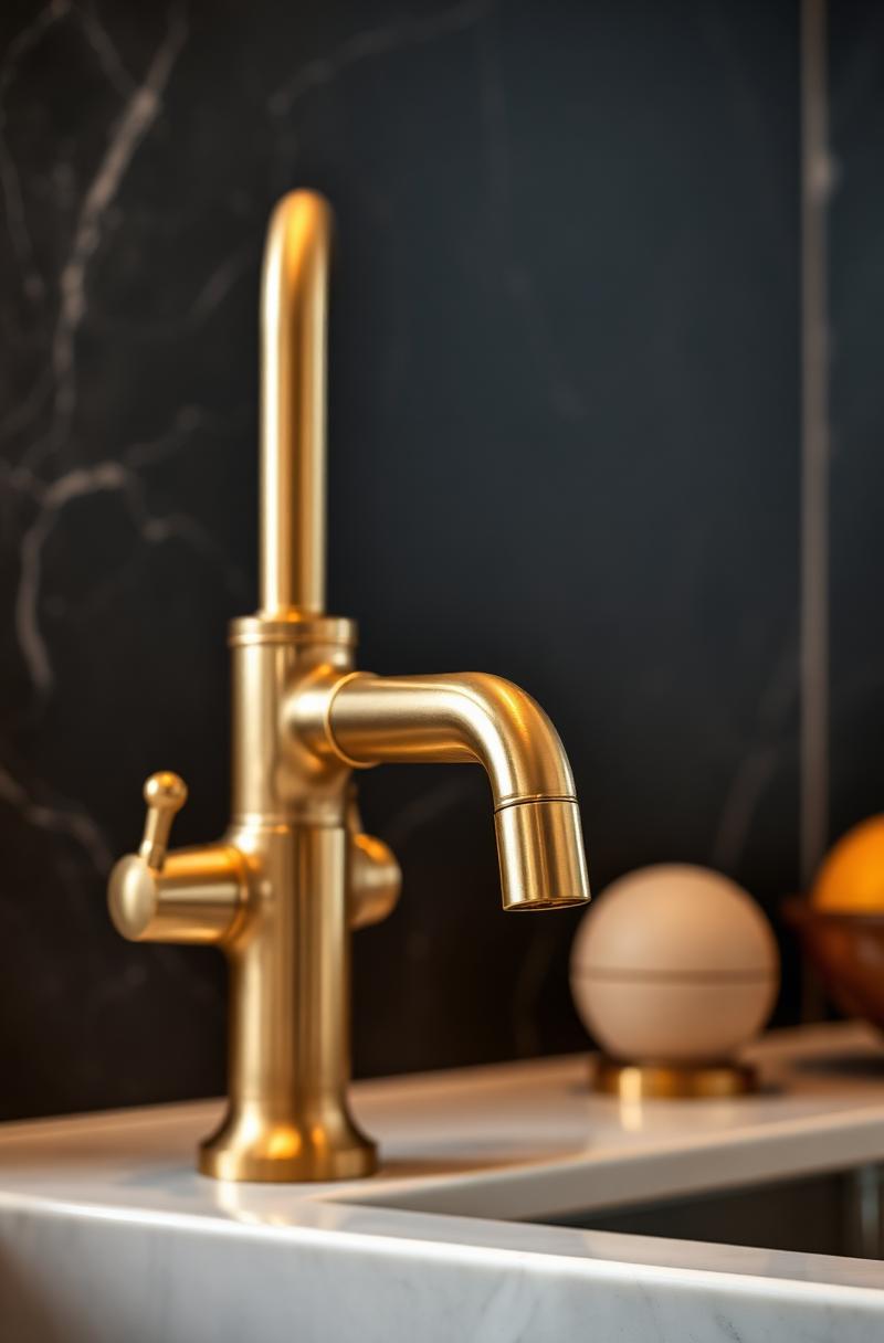 Brass hardware detail on bespoke Dominus Design joinery